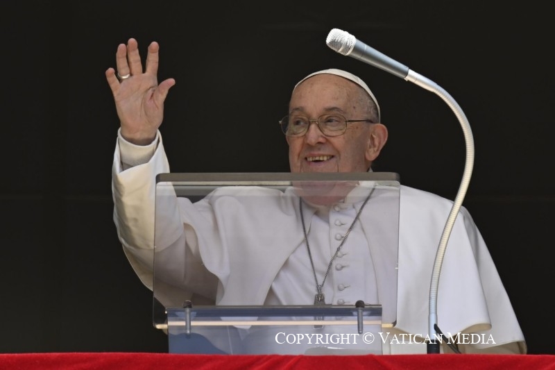 Papa Francisco: «Basta con fijar la mirada en Jesús crucificado y resucitado.»