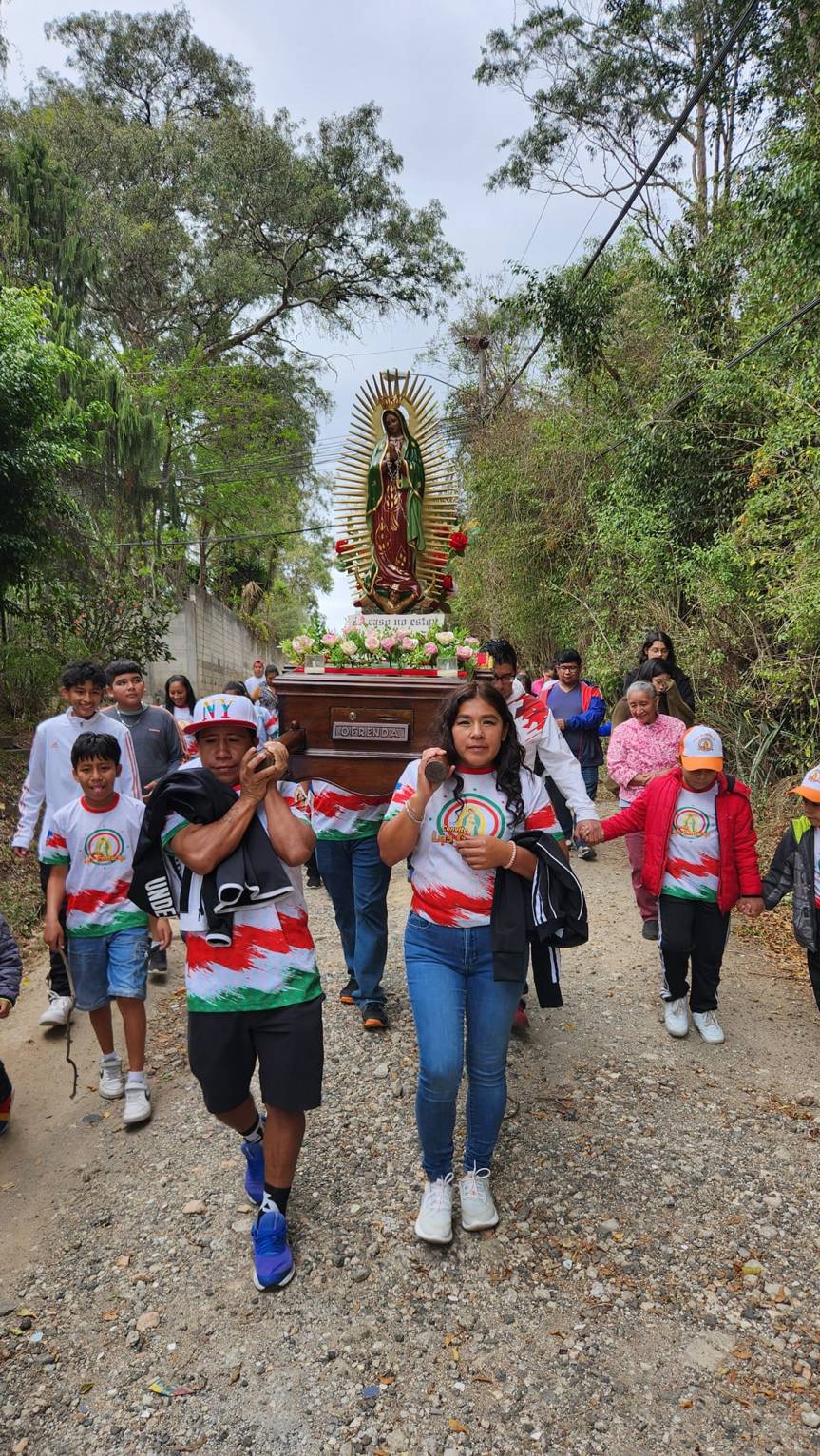 La Virgen de Guadalupe inicia su peregrinaje.